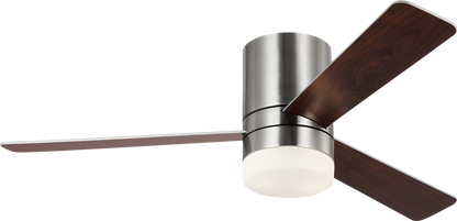 Generation Lighting 3ERHR52BSD Era 2 Light 52 inch Brushed Steel Ceiling Fan