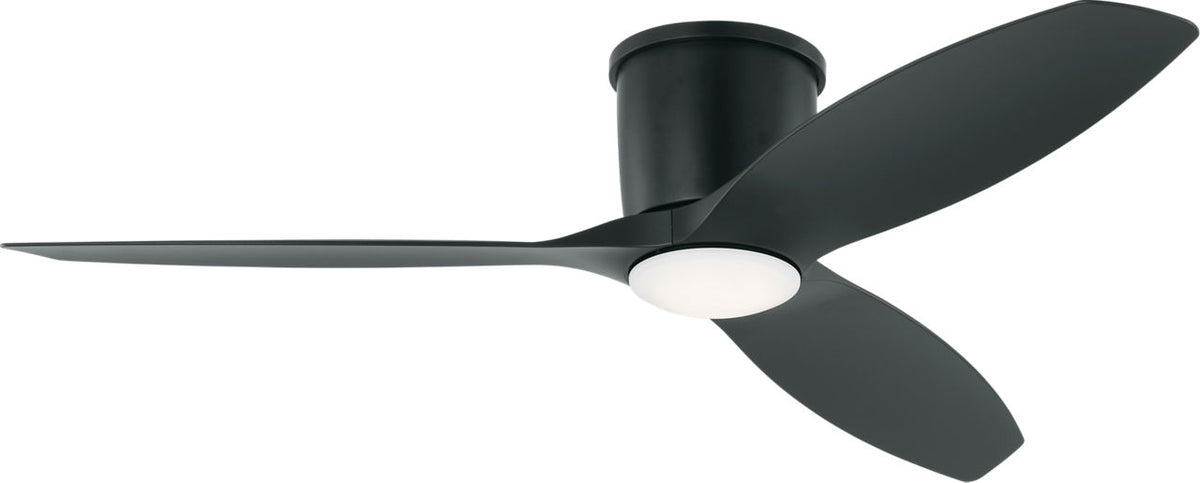 Generation Lighting Titus 52 inch Midnight Black LED ceiling fan