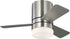 Generation Lighting Era 32 inch brushed nickel hugger LED ceiling fan