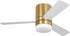 Generation Lighting 3ERHR44BBSD Era 44 Hugger LED 44 inch Burnished Brass Ceiling Fan