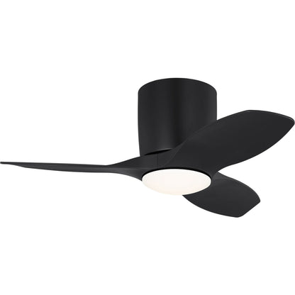 Generation Lighting 3TTHR32MBKD Titus 32 inch Midnight Black Ceiling Fan