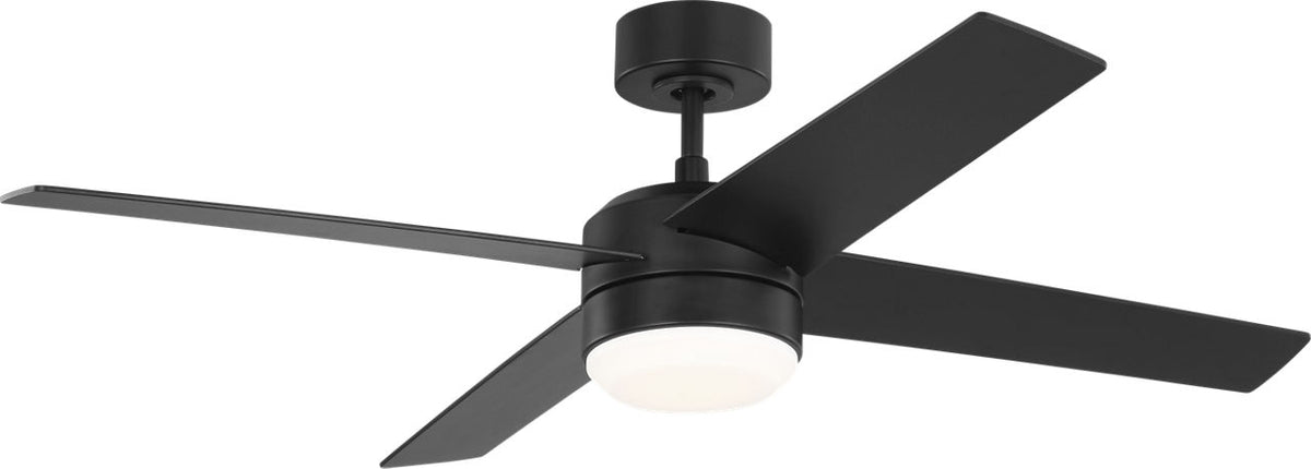 Generation Lighting Loni 52 inch Midnight Black LED ceiling fan