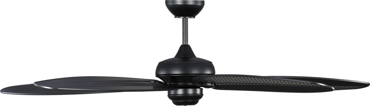 Generation Lighting 5CUR60BK Cruise Outdoor 60 60 inch Matte Black Ceiling Fan