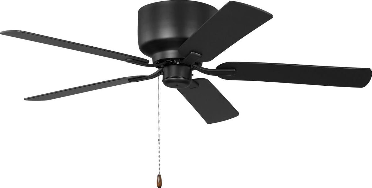 Generation Lighting Linden 52 Hugger Midnight Black ceiling fan