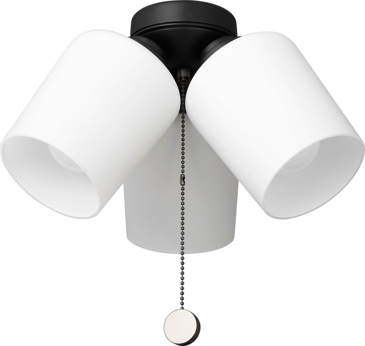 Generation Lighting MC268MBK Windom 3 Light Midnight Black Ceiling Fan Light Kit