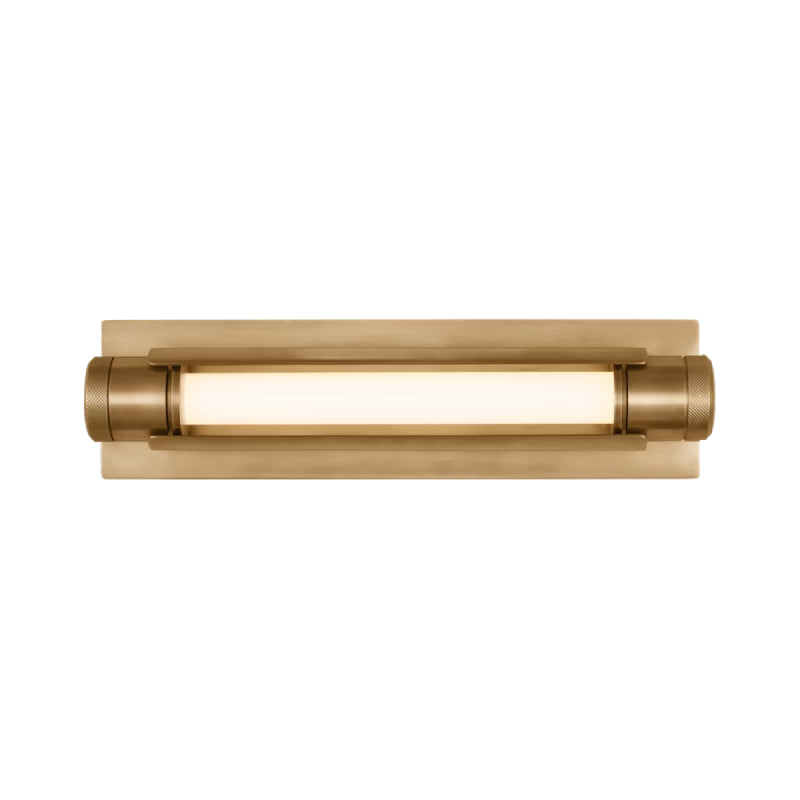 Visual Comfort Architectural AKBA687WDHAB Capa 1-lt 18" LED Vanity - Hand Rubbed Antique Brass - 15.5W 3000K-1800K - 168 Lumens - CRI 90