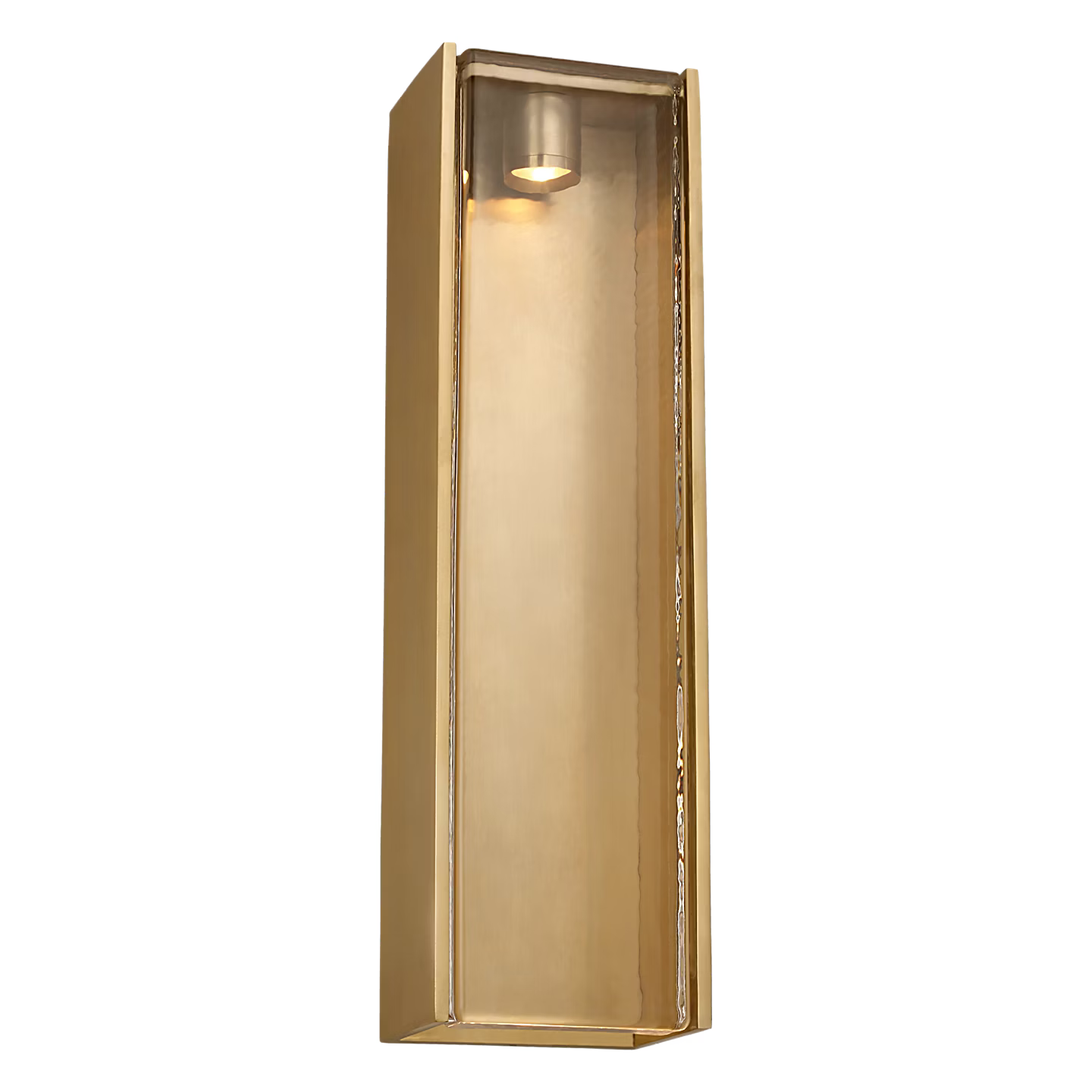 Visual Comfort Architectural AKOWS620WDHABCG AvroKO Maybeck Outdoor LED Wall Sconce, Hand Rubbed Antique Brass, 3000K–1800K