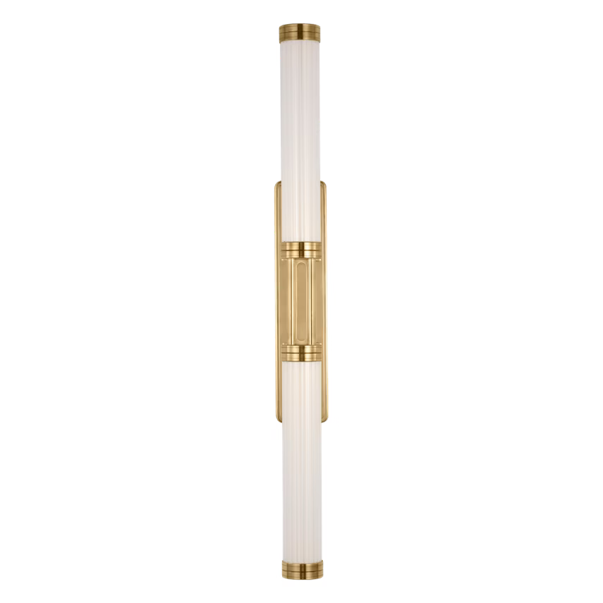 Visual Comfort Architectural AKWS15927NB Alo X-Large Sconce - Polished Natural Brass - 10.6W 2700K - 981 Lumens - CRI 90 - Wall Mount