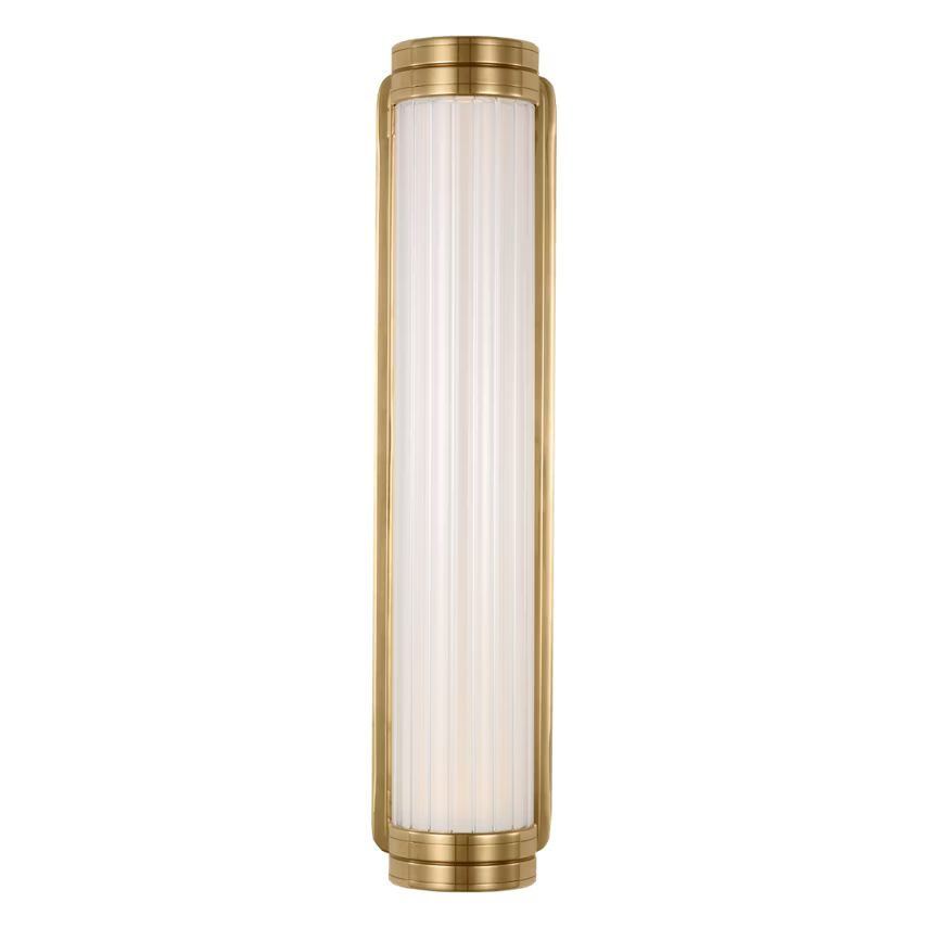 Visual Comfort Architectural AKWS16027NB Alo Small Sconce - Polished Natural Brass - 7.4W 2700K - 655 Lumens - CRI 90 - Wall Mount