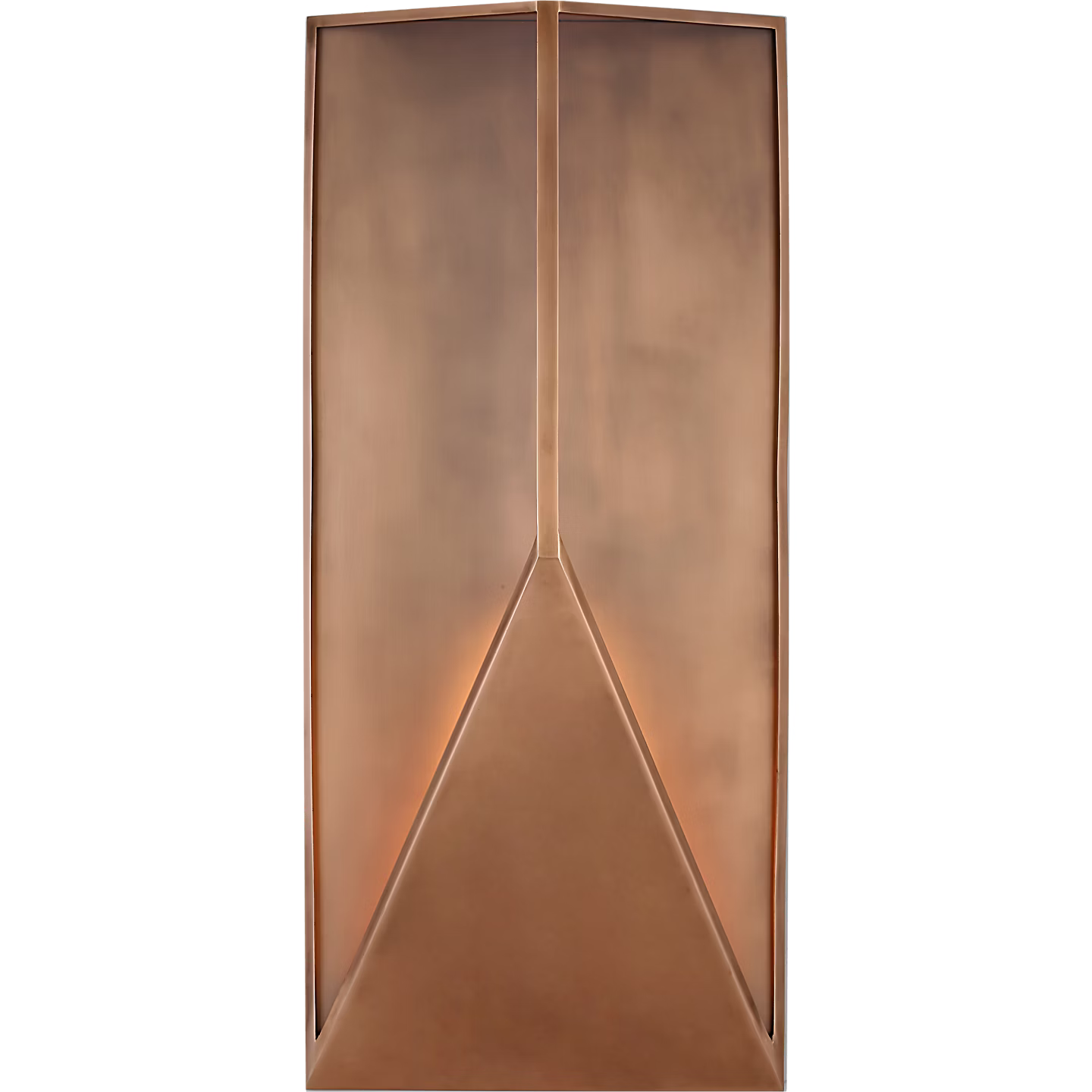 Visual Comfort Architectural KWOWS69427NCCG Kelly Wearstler Punto 30", 26W Natural Copper LED Outdoor Wall Lantern 2700K Integrated LED (Copy)