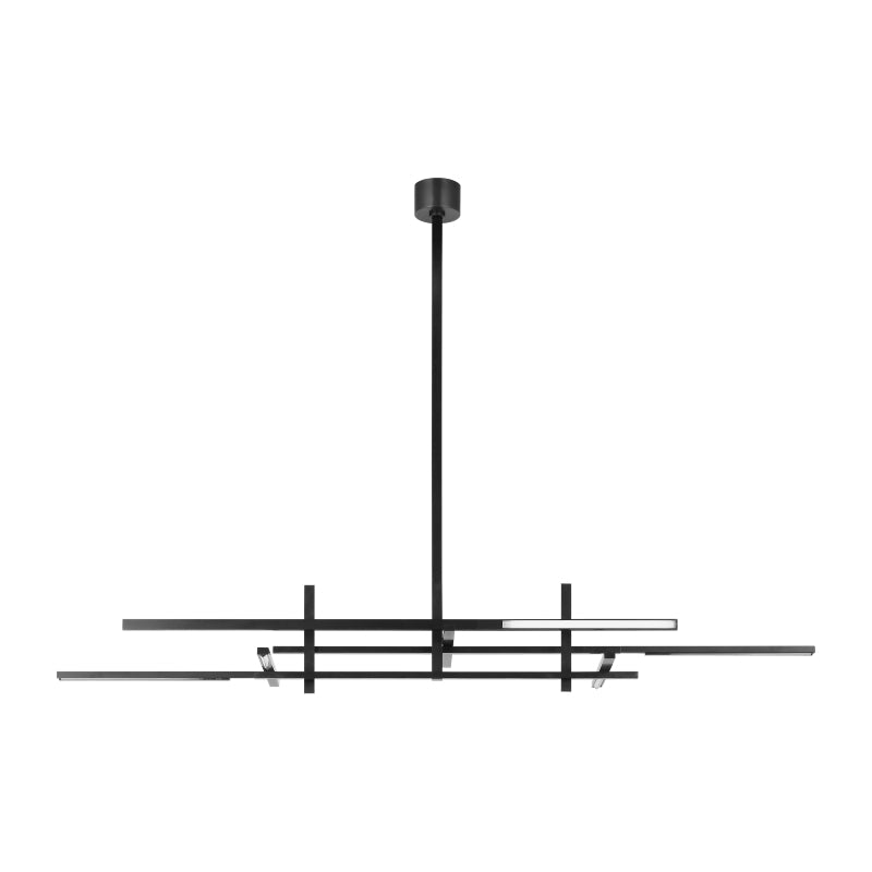 Visual Comfort Architectural SLLS56227CCBZ Modern Sean Lavin Cityscape 70" LED Chandelier Ceiling light  CCT 2700K - Finish Bronze