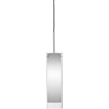 AFX Lighting VIP1000L30D1SNWH 10W LED View Pendant Light, 120V, CCT 3000K, White Finish