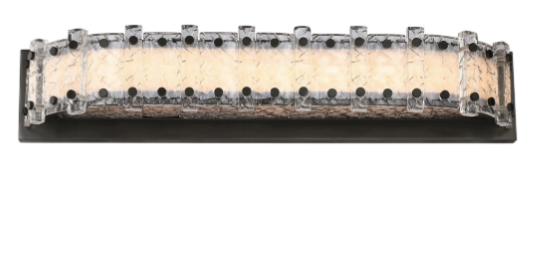 SDQ Lighting VL35625UB Contemporary LED 25" Bathroom Light Sconce, Urban Bronze Finish