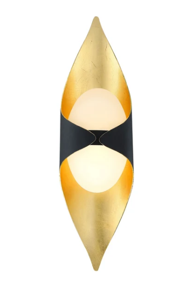 SDQ Lighting VL39301SB Modern LED Wall Sconce Light Sand Black Finish CCT 3000K/4000K/5000K
