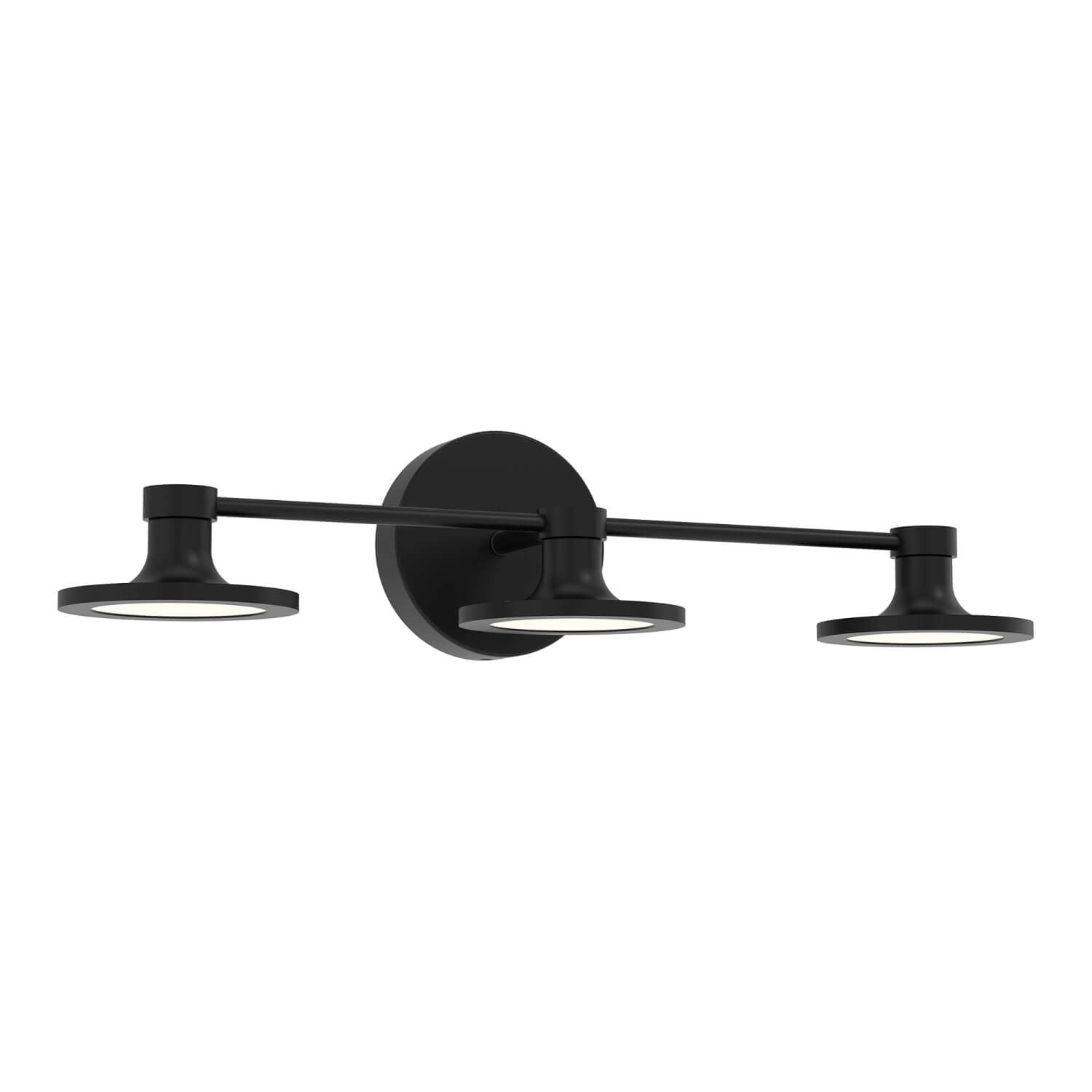 Alora Mood VL418021MB-UNV 21" Issa LED Bath Vanity Light - Matte Black / Frosted Acrylic Diffuser