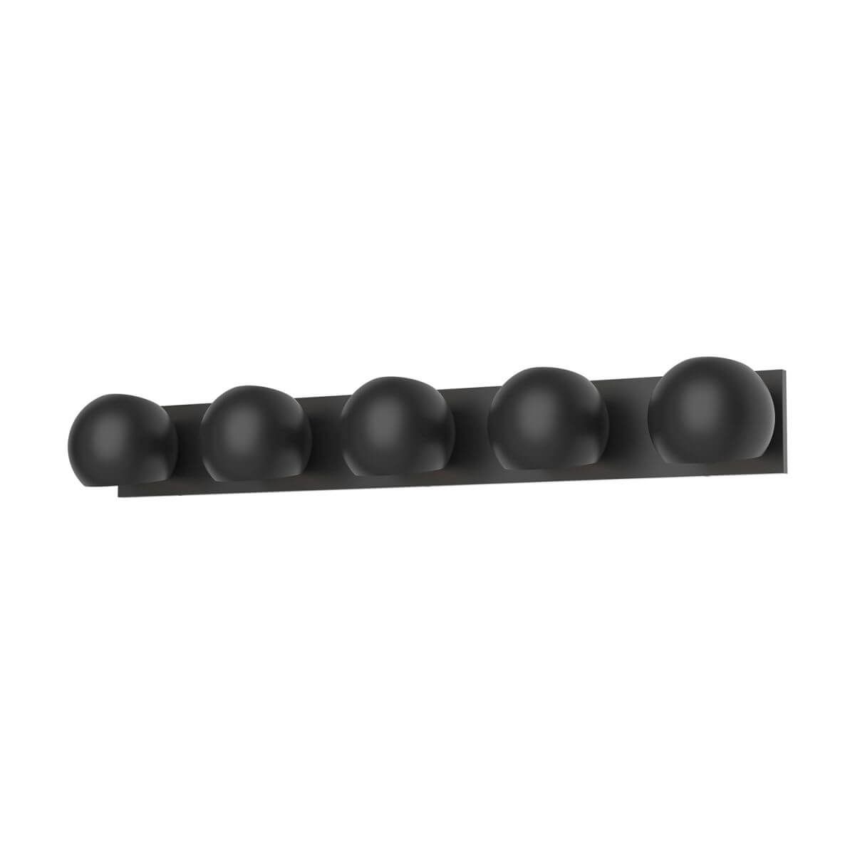 Alora Mood VL648540MB 39" Willow 5-Light LED Bath Vanity Light - Matte Black