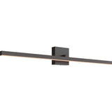 Dals Lighting VLG36-CC-BK Portrait 1 Light 37.2 inch Black Wall Vanity Light Wall Light