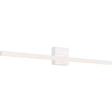 Dals Lighting VLG36-CC-WH Portrait 1 Light 37.2 inch White Wall Vanity Light Wall Light