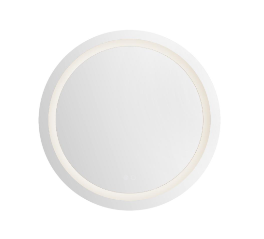 Kuzco Lighting VM41032-5CCT Hillmont 32" Diameter Circular Flat Frameless Wall Mounted Bathroom Mirror with LED Lighting