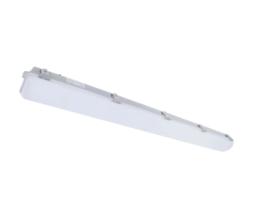 Eiko VP2-4655-3-N01-M8 Mod Vapor Proof, 4', 65W, 5000K, 120V, Dimmable, 5-15P Plug, Built In Sensor