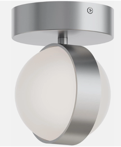 AFX Lighting VRNF05LAJUDSN Verona LED 5 inch Satin Nickel Flush Mount Ceiling Light