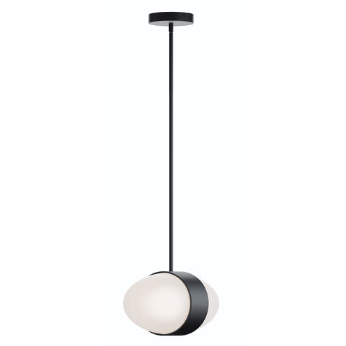 AFX Lighting VRNP13LAJUDBK Verona LED 13 inch Black Pendant Ceiling Light