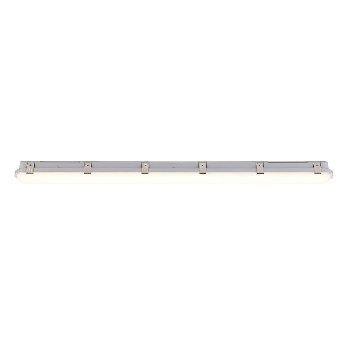 Trans Globe Lighting VT-48-MW3CT HaloStrip white LED vapor tight ceiling light front view