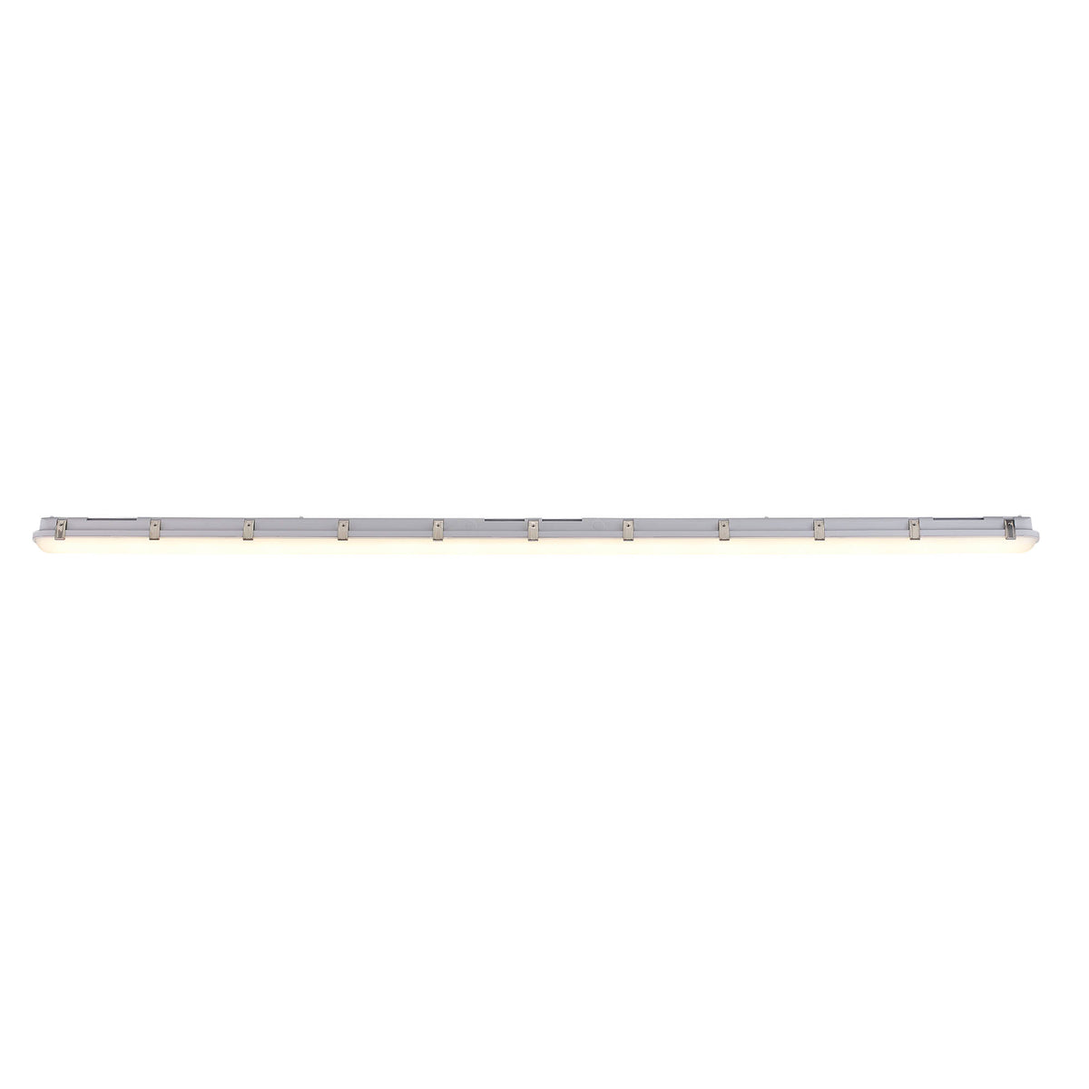Trans Globe Lighting VT-96-MW3CT HaloStrip 96 inch white LED vapor tight ceiling light on view