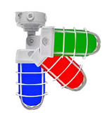 Westgate VTA-12-20W-RGBWW-P Vapor-Tight with Adjustable Angle, Photocell, RGBW, 12W/16W/20W