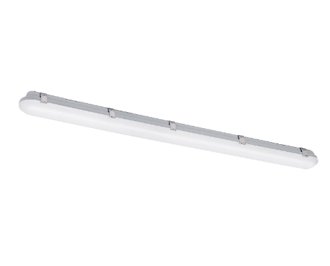 AFX Lighting VTL48AJLAJD2-BB Vaportite 48 Inch LED Linear Vapour Tight, 120-277V, White Finish with Emergency Battery Backup