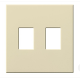 Lutron   VWP-2-BE Vareo Architectural Wallplate - 2 Gang - Beige Finish