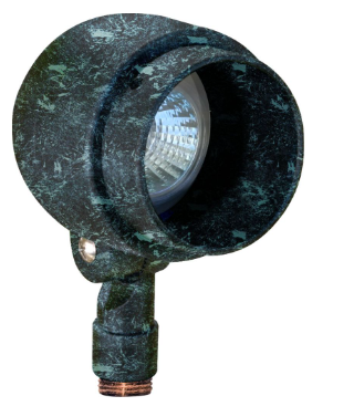 Dabmar Lighting LV201-L5-65K-VG Cast Aluminum Directional Spotlight 2-Pin LED, Voltage 12V, Wattage 5W, Color Temperature 6500K, Verde Green Finish