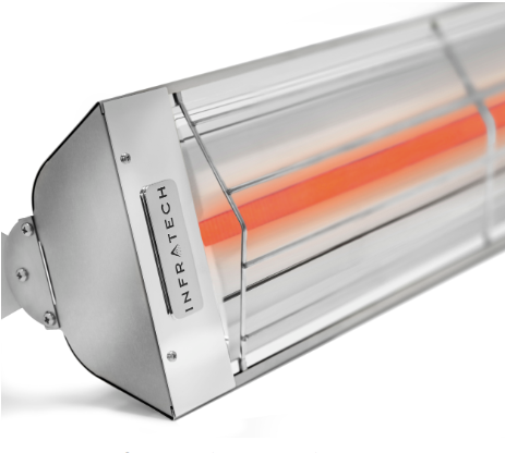 Infratech W-7512-SS Single Element 19-1/2 Inch 750 Watt Electric Heater