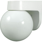 Dabmar Lighting W2200-W Polycarbonate Surface Mounted Wall Fixture, White Finish