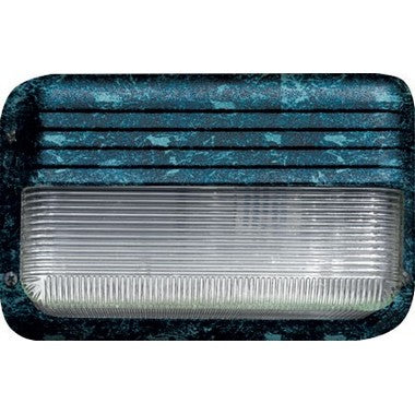 Dabmar Lighting W2915-VG Powder Coated Cast Aluminum Surface Mounted Wall Fixture, Verde Green Finish