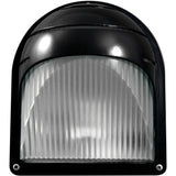 Dabmar Lighting W2970-B Powder Coated Cast Aluminum Surface Mounted Wall Fixture, Black Finish