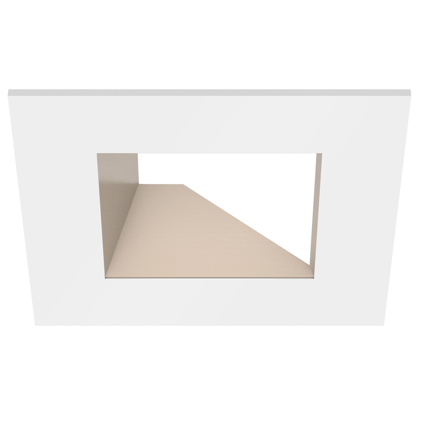 CSL Lighting ED5-SASTCW ECO 5" Square Adjustable Trim - White/Champagne Finish