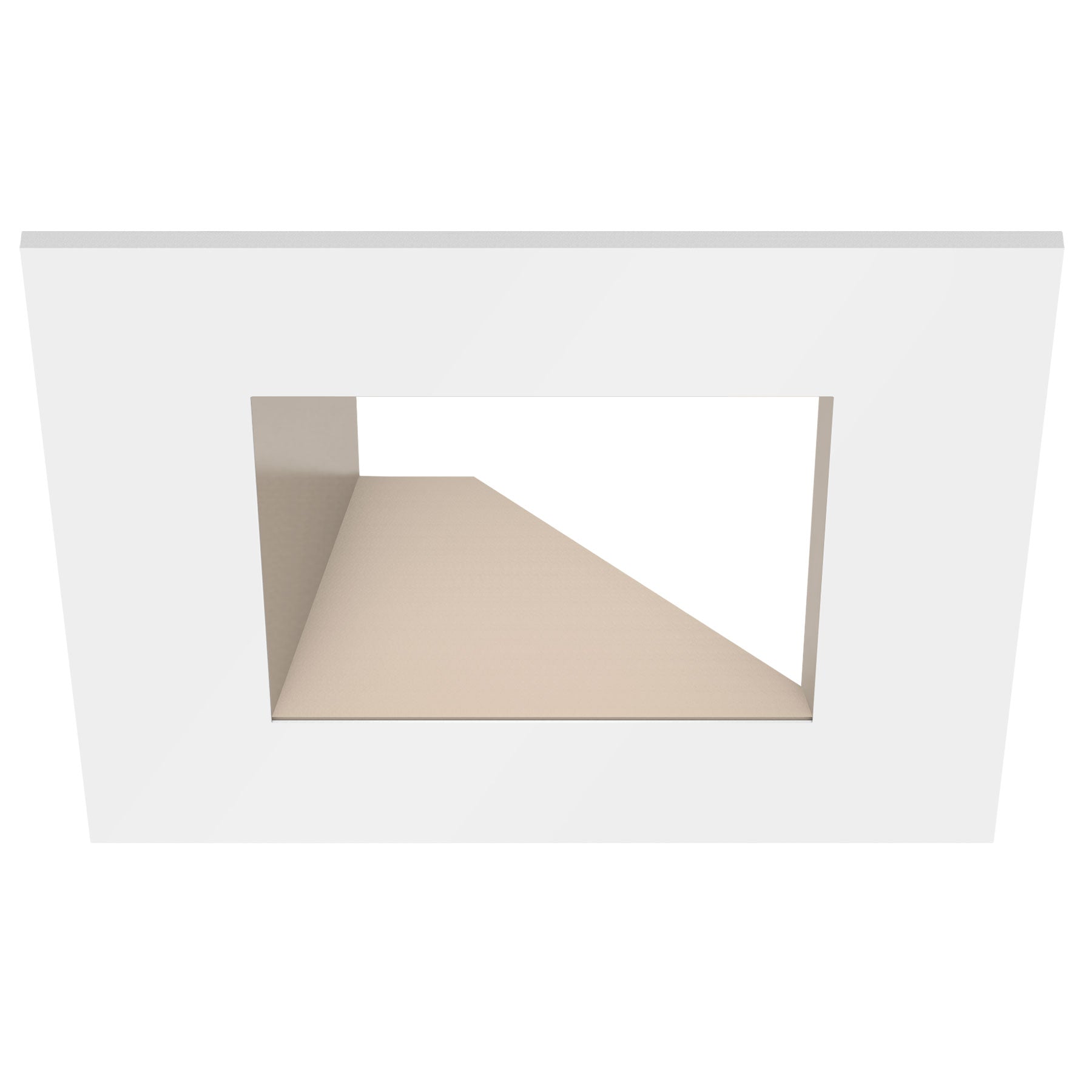 CSL Lighting ED5-SASTCW ECO 5" Square Adjustable Trim - White/Champagne Finish