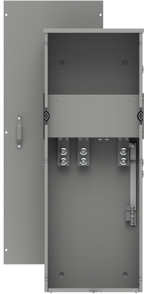 Siemens WET1400BU 120/240 VAC 400 Amp 1-Phase 3-Wire 100 kA Tap Box ...