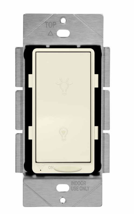 Enerlites WF500D-LA 600W 120V Single Pole/ 3-Way Wifi Smart Dimmer, Light Almond