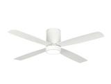Westgate WFL-118-WS-4B-52-30K-WH-WH 52" White Finish AB 4-Blade Ceiling Fan & Light, Wattage 19W, Color Temperature 3000K, Voltage 120V, White Finish