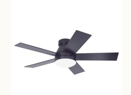 Westgate WFL-DC-120-RC-5B-42-MCT5-BK-BK 42 Inch DC Ceiling Fan and Light with Remote , Watt 18W, 109LM/W, 5CCT 30K/35K/40K/50K/65K Metal Housing (BK) & Plywood Blades(Black Finish)