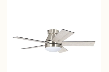 Westgate WFL-DC-120-RC-5B-42-MCT5-BN-OK 42 Inch DC Ceiling Fan and Light with Remote , Watt 18W, 109LM/W, 5CCT 30K/35K/40K/50K/65K Metal Housing (Brush Nickel Finish) & Plywood Blades (Dark Ash Black & Light Oak Finish)