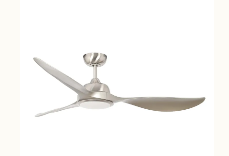 Westgate WFL-DC-123-RC-3B-56-MCT5-BN-NW 56 Inch DC Ceiling Fan and Light with Remote , Watt 22W, 103LM/W, 5CCT 30K/35K/40K/50K/65K Metal Housing (Brushed Nickel Finish) & ABS Blades (Silver Finish)