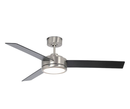 Westgate WFL-DC-125-RC-3B-52-MCT5-BN-BK 52 Inch DC Ceiling Fan and Light with Remote , Watt 18W, 108LM/W, 5CCT 30K/35K/40K/50K/65K Silver Finish