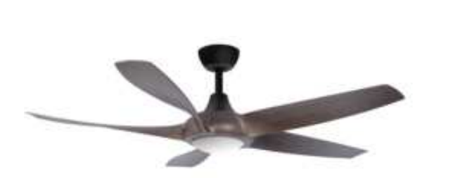 Westgate WFL-DC-336WP-RC-5B-54-MCT-BKWA 54 Inch 5-Blade Ceiling Fan Light CCT Selectable 2700K/3000K/3500K/4000K/5000K With Remote Black/Walnut