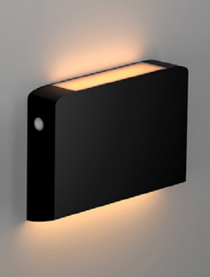Westgate WFRA-12-UDL-MCTP-BR-DD-P 12 Inch Flat wall up/down light selectable power & 3CCT, dual dimming, 120/277V Bronze Finish