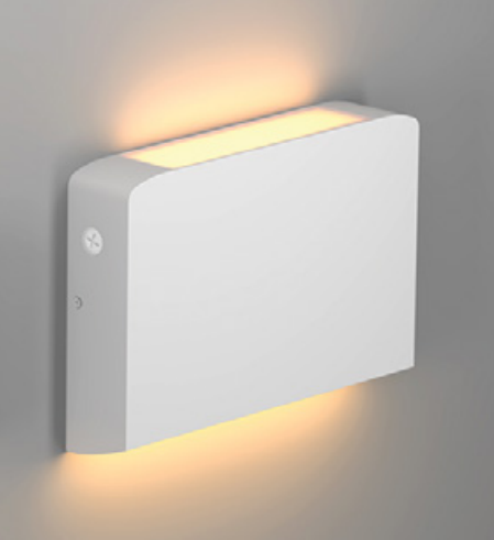 Westgate WFRA-12-UDL-MCTP-WH-DD-P 12 Inch Flat wall up/down light selectable power & 3CCT, dual dimming, 120/277V White Finish