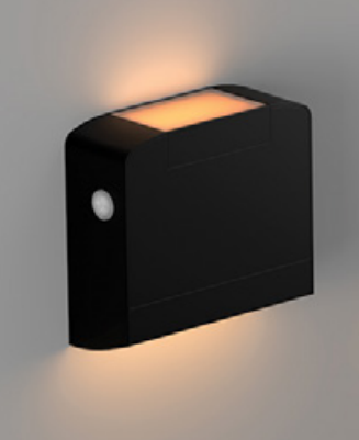 Westgate WFRA-6-UDL-MCTP-BK-DD-P 6 Inch Flat wall up/down light selectable power & 3CCT, dual dimming, 120/277V Black Finish