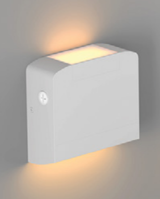 Westgate WFRA-6-UDL-MCTP-WH-DD-P 6 Inch Flat wall up/down light selectable power & 3CCT, dual dimming, 120/277V White Finish